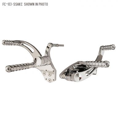 TWIN CAM SOFTAIL '00-'Up, AK MUZZLE BRAKE, "EXTENDED" LENGTH (Chrome)