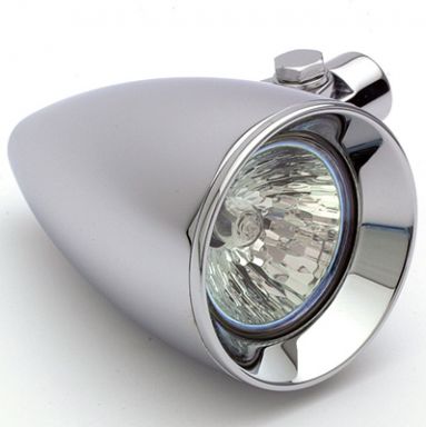Fog Light / Auxiliary / Passing / Spot - Halogen - Polished Aluminum - 2" Concours - Side Mnt (pair)