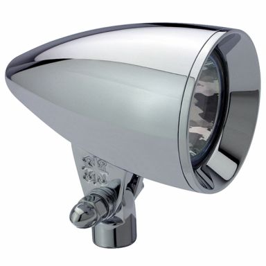 Fog Light / Auxiliary / Passing / Spot - Halogen - Polished Aluminum - 2" Concours - Btm Mnt (pair)