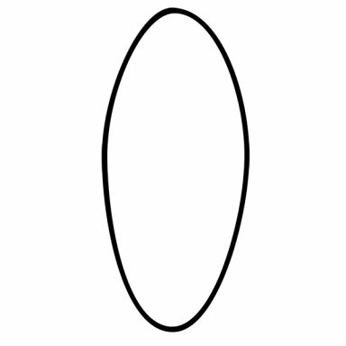4-1/2" Rubber O-Ring - HEADLIGHT