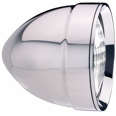 4-1/2" Headlight Housing - Bradley Bullet - Street Rod - Chrome (pair)