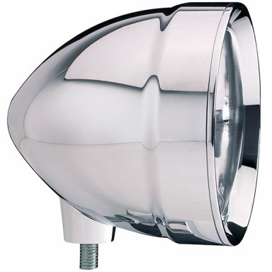 Fog Light (Auxiliary) Harley FL - 4-1/2" Polished Aluminum Bradley Bullet (each)
