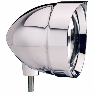 Fog Light (Auxiliary) Harley FL - 4-1/2" Polished Aluminum Vampire Bullet (each)