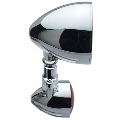 CHROME - CONCOURS BULLET Light Kit - 4-1/2" Spots, 3" Turns (pair)