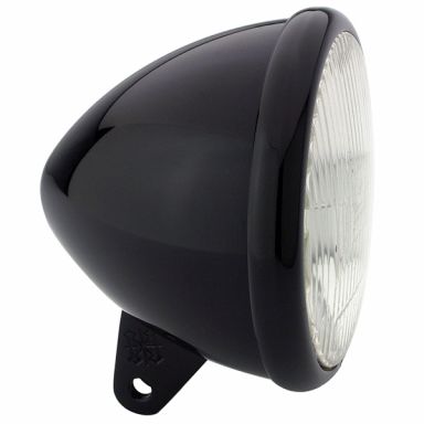 Headlight - 5-3/4" Black Standard Bullet Housing