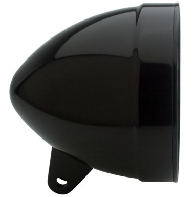 Headlight - 5-3/4" Black Bradley Bullet Housing