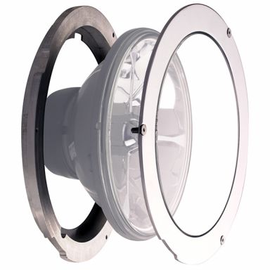 POLISHED ALUMINUM - Headlight Adapter - Chevy, Ford - 8-1/2" to 7" (pair)