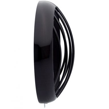 7" Gloss Black HEADLIGHT Grill - FLST Stock Headlight