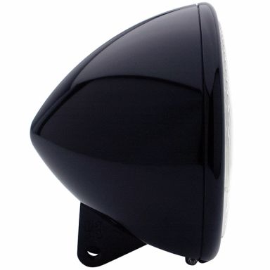Headlight - 7" Black Tomahawk Housing