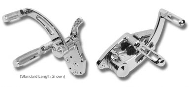 EVO SOFTAIL, SLOTTED, "KICKBACK" LENGTH, 84-99 FXST (Chrome)