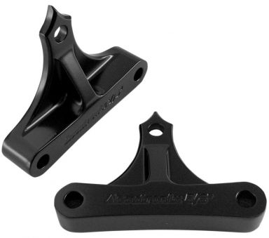 49mm FLH "TRIBAL" fender spacers, 5/8" Thick (Black)