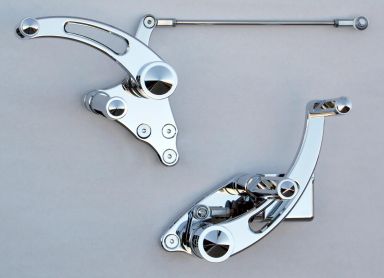 EVO SOFTAIL, SLOTTED, "STANDARD" LENGTH, 84-99 FXST, NO KICK STAND PROVISION (Chrome)