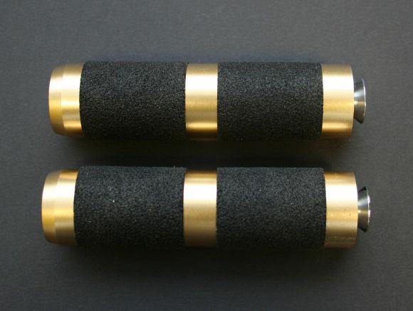 RUBBER, TOE PEGS, PAIR (Polished)