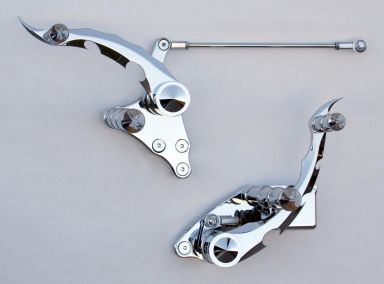 EVO SOFTAIL, TRIBAL, "STANDARD" LENGTH, 84-99 FXST, NO KICK STAND PROVISION (Black)