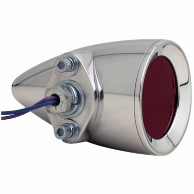 CHROME - REAR - 1157 - 2" Concours Rocket Turn Signal - FL (pair)