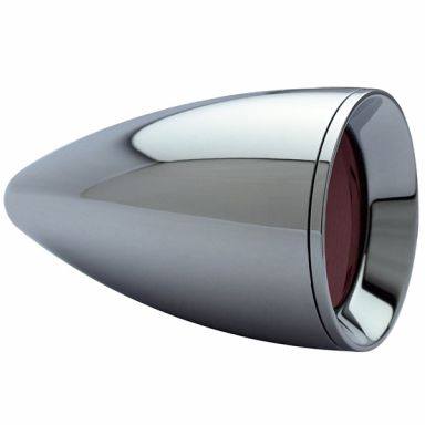 2" Turn Signal - Concours Rocket Smooth - FL Rear - Polished (pair)