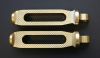 FOLDING FOOT PEGS, (Pr) (Brass)