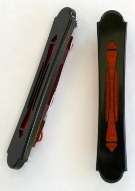 *SALE* "TEMPLAR", Black W/Red LED (RED LED Finish)