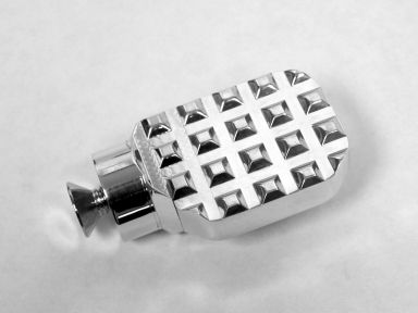 BRAKE PEDAL WAFFLE PAD, Each (Black)