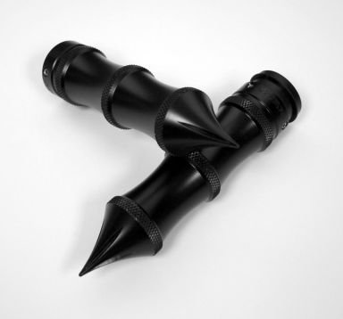 "Tribal" GRIPS, Fly-by-Wire, 2008-Up FLH ONLY (Black Finish)