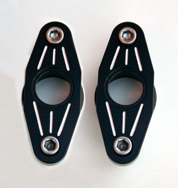 FXR SWINGARM PIVOT BLOCKS, 82-Up Milled (Night Series)