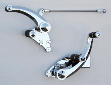 EVO SOFTAIL, DIAMOND, "STANDARD" LENGTH, 84-99 FXST, NO KICK STAND PROVISION (Chrome)