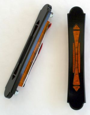 *SALE* "TEMPLAR", Black W/Amber LED