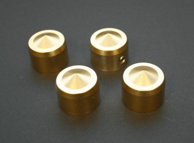 "Elite" HEADBOLT COVERS 84-1/2'-UP, (Set of 4) (Brass Finish)