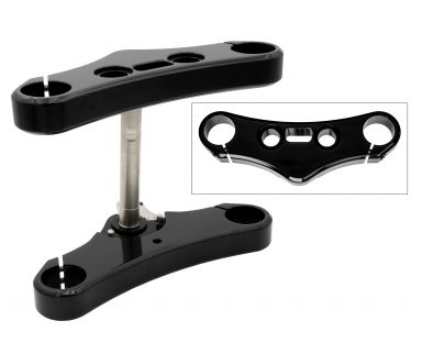 5°, 49mm FXDWG STOCK WIDTH, '06-'17 (NO KIT) (Black)
