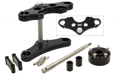 0 ° RAKE, '87-'99 XL & '88-'99 FXR, 39mm,  ELITE (Black)