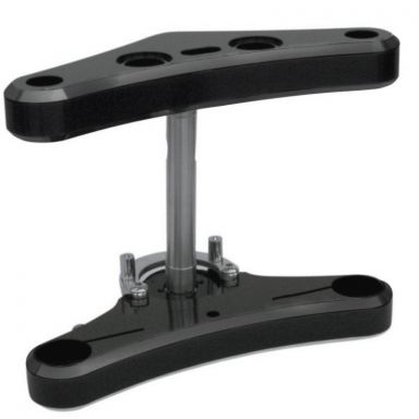 5 ° Rake, 41mm "ELITE SMOOTH" Triple Tree Set (Black)