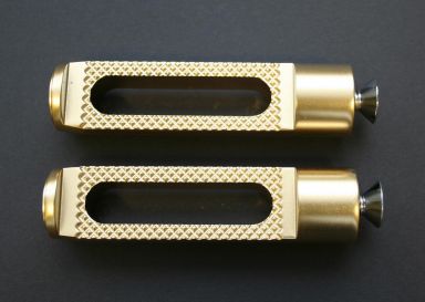 4" TOE PEGS, (Pr) (Brass)