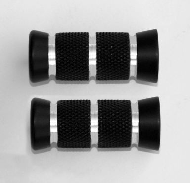 KNURLED GROOVED, TOE PEGS, PAIR (Night Series)