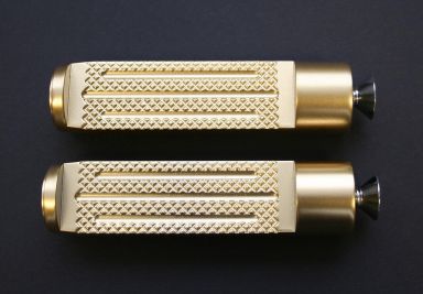 4" TOE PEGS, (Pr) (Brass)