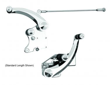 TWIN CAM SOFTAIL '00-'Up, DIAMOND, "EXTENDED" LENGTH (Chrome)