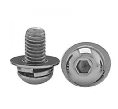 STAINLESS BUTTON HEAD - 3/8-16 x 5/8" Bolt Kit (pair)