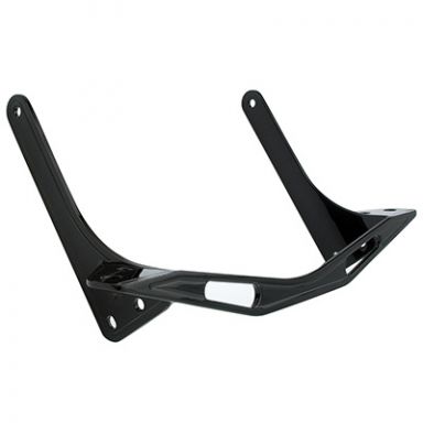 Flat Bar - 4-1/2" Bullet Fog Light Bar - Black - 32° (Stock) Rake - FLST